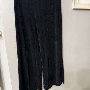 Chico's Traveler’s Black Wide Leg Pants